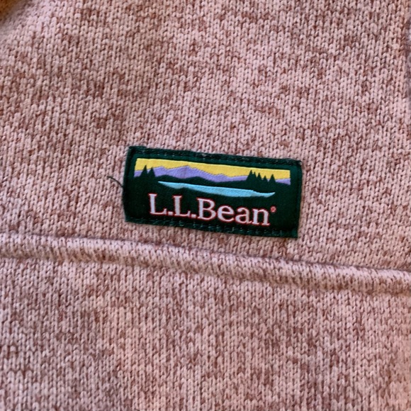 L.L.Bean Pink Snap Pullover Fleece XS Women’s Cozy Outdoor - Picture 2 of 4